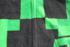 Boys' Minecraft Creeper Hooded Zip-Up Onesie
