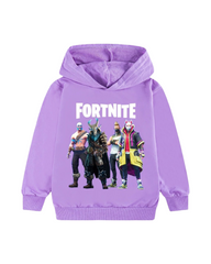 Gaming Graphic Pullover Kids Battle Royale Hoodie