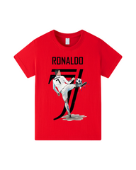 Cristiano Ronaldo Kids Cotton Soccer T-Shirt
