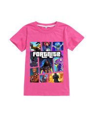 Fortnite Characters Printed Kids Graphic T-Shirt