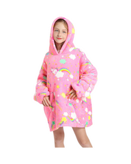 Oversized Fluffy Kids Oodie Blanket – Ultra-Soft & Warm