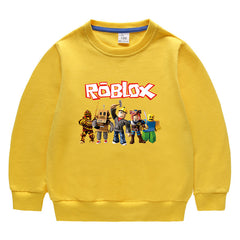 Girls' Cotton Jumper with Roblox Print