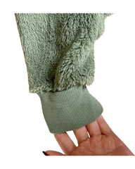 Cozy Grogu Sherpa Fleece Pullover – Elegant Adult Loungewear
