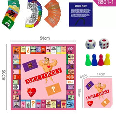 Adultopoly Date Night Ideas Intimacy Cards Couple Board Game Card Games