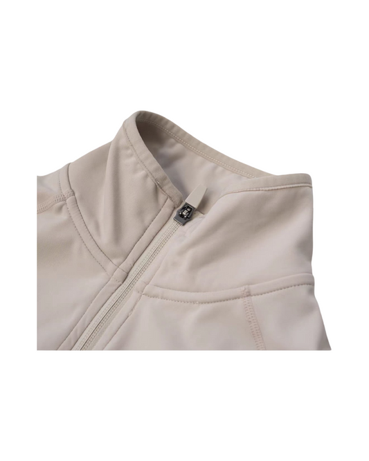 Slim-Fit Zip-Up Long Sleeve Athletic Shirt – Lightweight Breathable Women’s Top