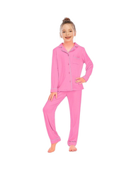 Girls Comfortable Cotton Satin Pyjama Set