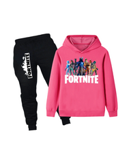 Kids Fortnite Printed Hoodie and Sweatpants Set