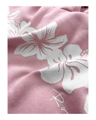 Warm Floral Fleece Sweater Jumper