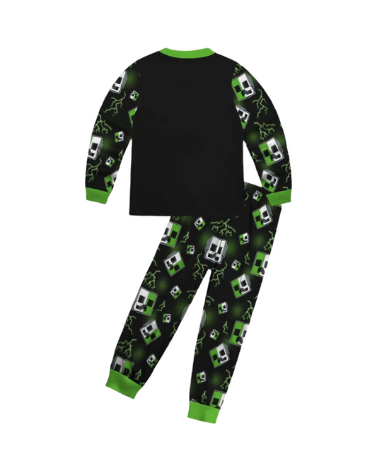 Halloween Creeper Kids Boys Graphic Sleepwear PJs