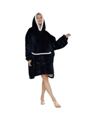 Wearable Blanket Hoodie Cozy Wearable Blanket with Pocket