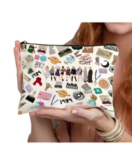 Waterproof Zipper Pouch Swifty Cosmetic Custom Makeup Bag