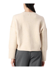Casual Loose Fit Fleece Sweatshirt - Warm Long Sleeve Tops for Women