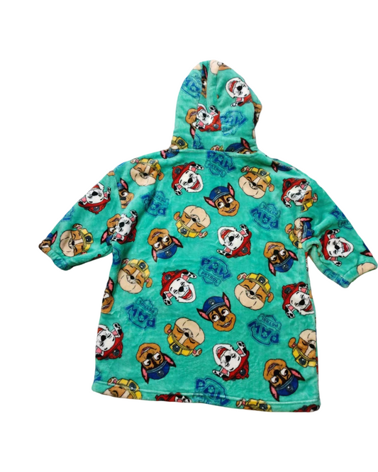 Paw Patrol Oversized Graphic Kids Wearable Blanket Hoodie-Cozy Fleece Oodie