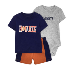 Baby Boys' Patterned Three-Piece Outfit Set