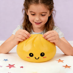 Jumbo 25cm Giant Dumpling Squishy Toy – Cute Kawaii Stress Relief Fidget Plush