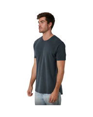Premium Men's Round Neck Plain Grey T-Shirt - Soft Cotton Everyday Wear