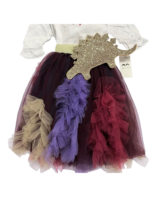 Asymmetric Tulle Skirt