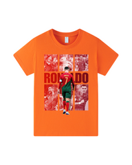 Cristiano Ronaldo Graphic Kids 100% Cotton Short Sleeve T-Shirt