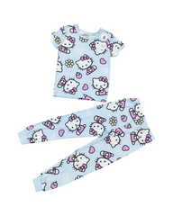 Adorable Hello Kitty Girls Short Sleeve Pajama Set