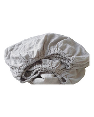 Three-Piece 100% Linen Fitted Sheet Set