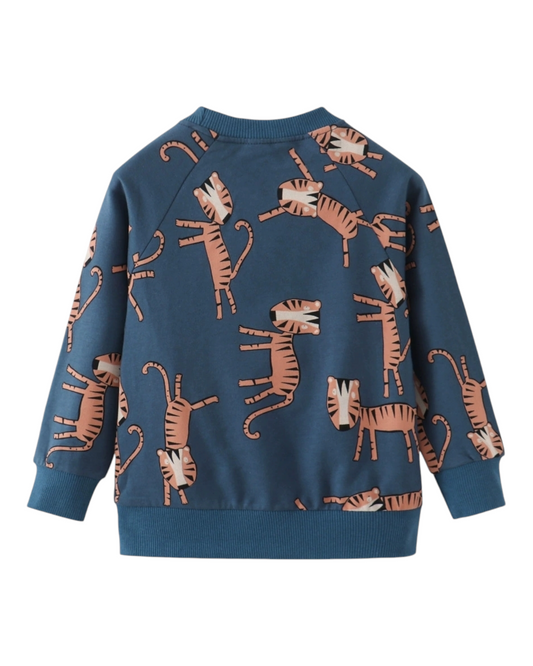 Jumper with Tiger Pattern