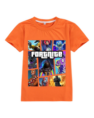 Graphic Colourful T-Shirt with Fortnite Design