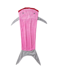 Kids Shark Tail Blanket – Soft Wearable Fleece Sleeping Bag