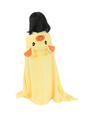 Hooded Beach Towel & Bath Robe Cape – Soft Absorbent Cotton Towel for Kids