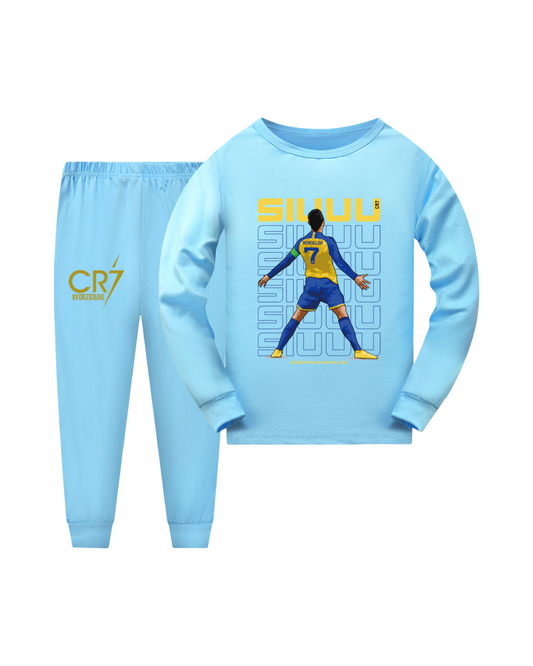 Cristiano Ronaldo CR7 Pajamas – Kids Graphic Sleepwear & Loungewear Set