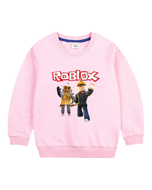 Girls' Graphic Jumper with Roblox Design