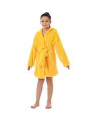 Plush Fleece Bathrobe with Hood – Warm Cozy Sleepwear & Loungewear for Boys
