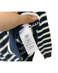 Classic Striped Breton Sweater – Long Sleeve Crewneck Pullover