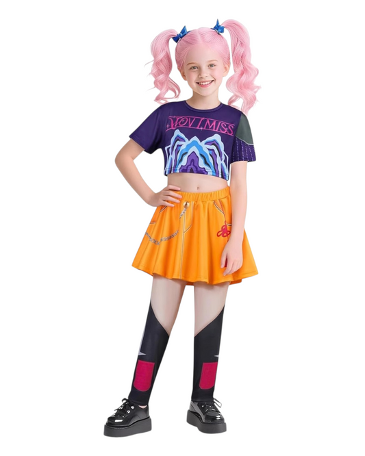 KPop Demon Hunters Rumi Mira Zoey Cosplay Costume Set