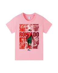 Cristiano Ronaldo Graphic Kids 100% Cotton Short Sleeve T-Shirt