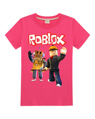 HERSE Girls' Roblox Cotton T-Shirt
