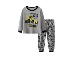 Snug Fit Boys Fun Patterned Winter PJs Comfort Tracksuit