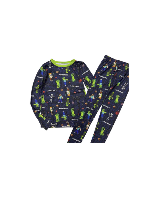 Minecraft Pixel Art Long Sleeve Set