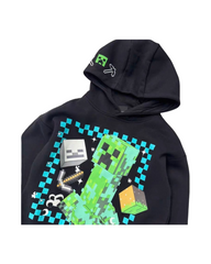 Black Graphic Hoodie Hooded Sweatshirt