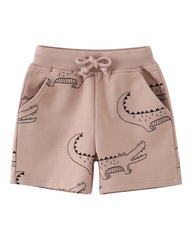 Patterned Shorts with Pockets
