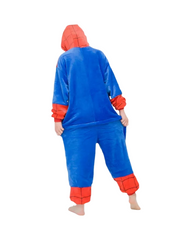 Printed Spider-Man Adult Plush Costume Onesie
