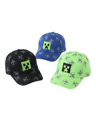 Minecraft Cap with Creeper Pattern