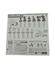 Green Pixel Block Video Game Styled Interactive Tabletop Strategy Chess Set