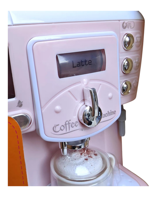 Children's Pink Toy Coffee Machine