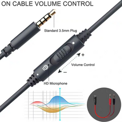 Lightweight Adjustable Compatible Cable Gaming Headset
