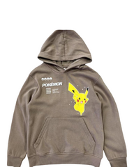 Pokémon Pikachu Graphic Hooded Pullover – Cozy Sweatshirt with Front Pocket