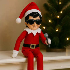 Collectible Pop Culture Holiday Elf Figurine Featuring Iconic Character Styles