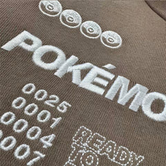 Pokémon Pikachu Graphic Hooded Pullover – Cozy Sweatshirt with Front Pocket