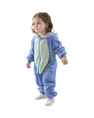 Cartoon Inspired Baby Costume: Plush Fleece Romper with Hood