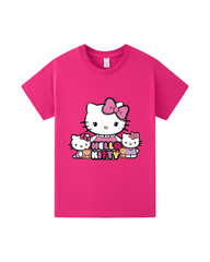 Hello Kitty Inspired Graphic Tee – Soft Cotton Cute Top