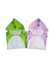 Dinosaur Hooded Beach Towel for Kids and Toddlers – 100% Cotton Terry Poncho